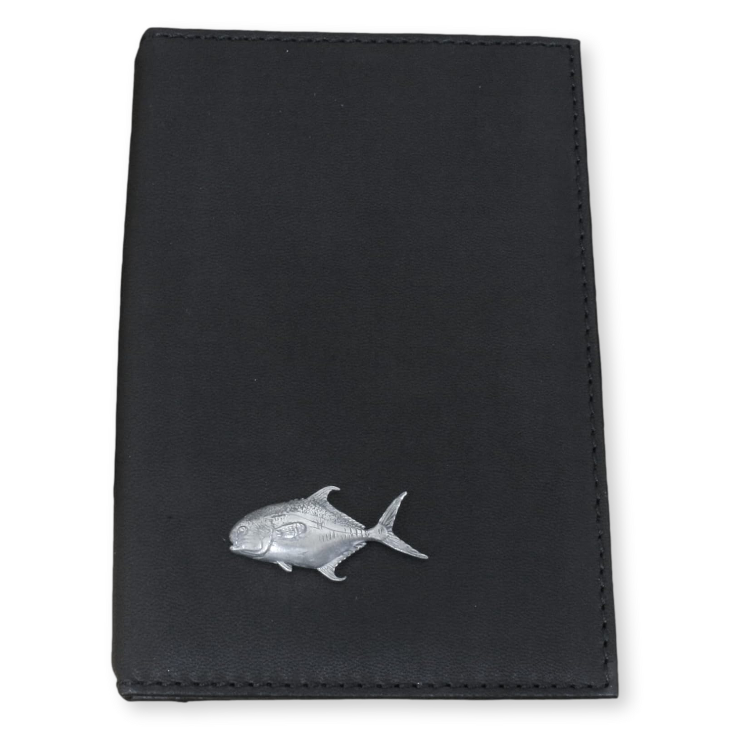 Sea Fishing License Holder In Quality Black Leather