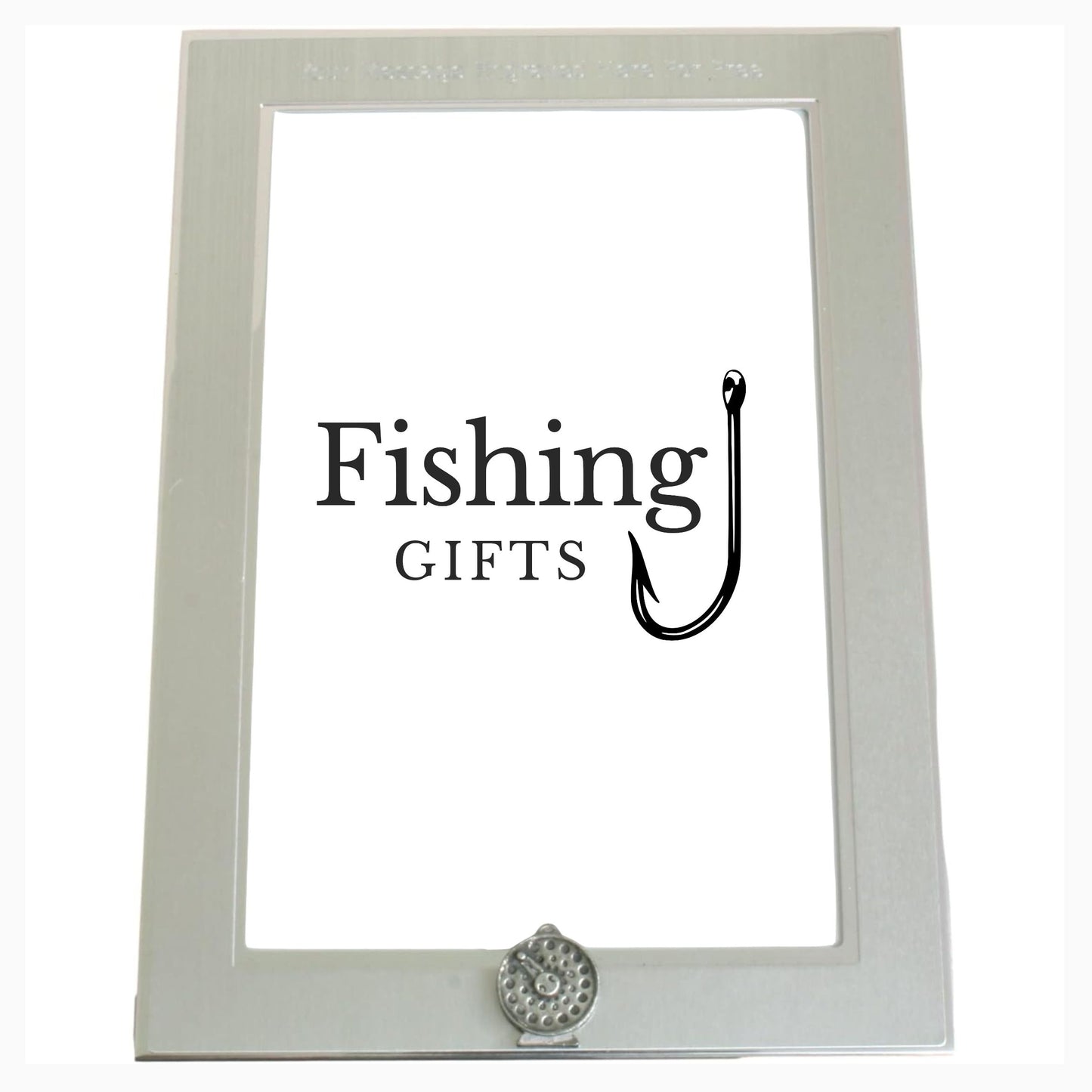 Fly Fishing Customised 6"x4" Metal Photo Frame Landscape or Portrait