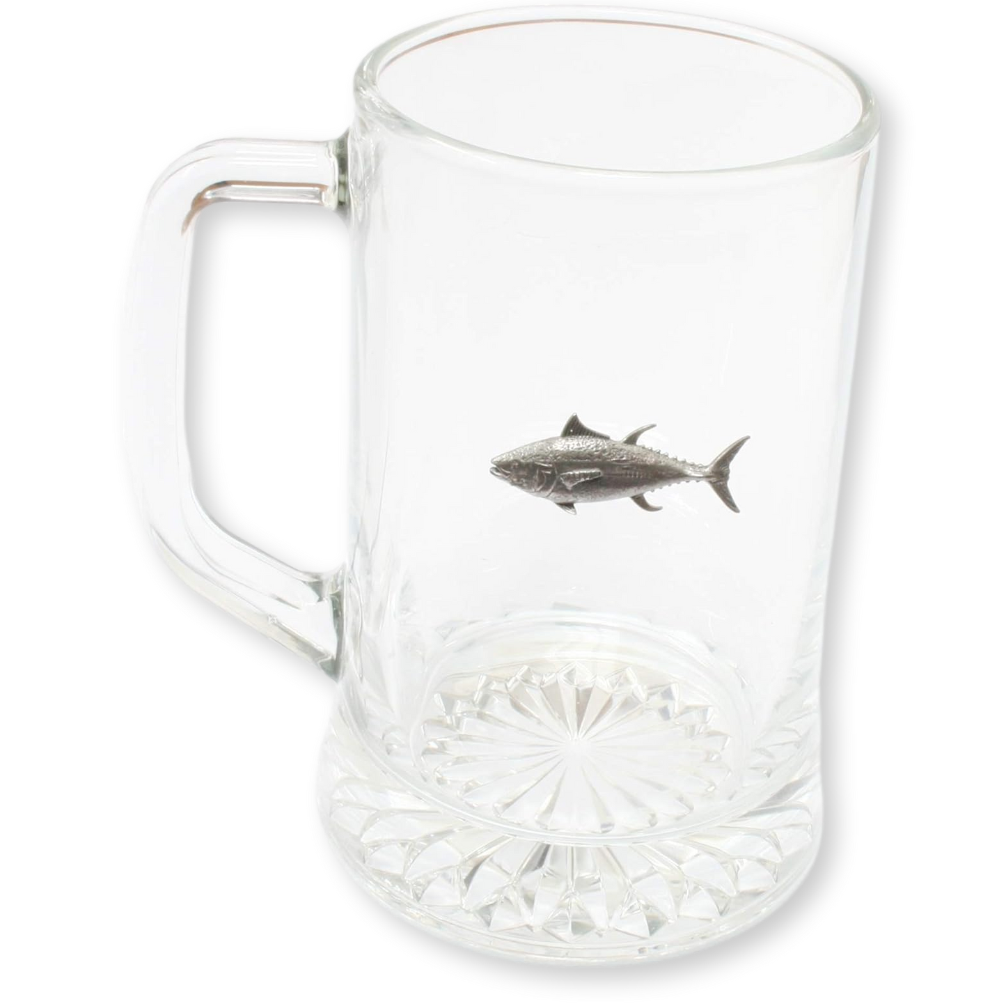 Sea Fishing Glass Tankard Stein 600ml