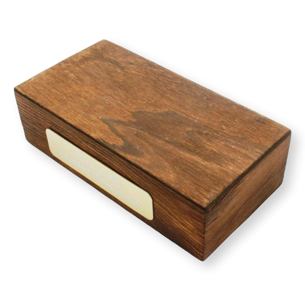 Sea Fishing Whiskey Ice Cubes In Wooden Box Personalised