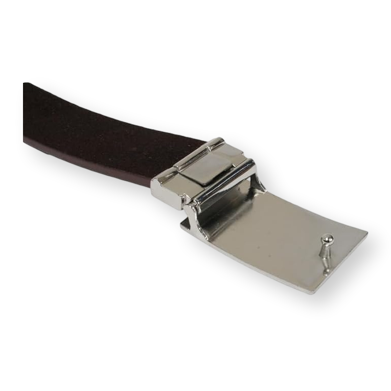 Fly Fishing Leather Belt & Metal Buckle Black or Brown