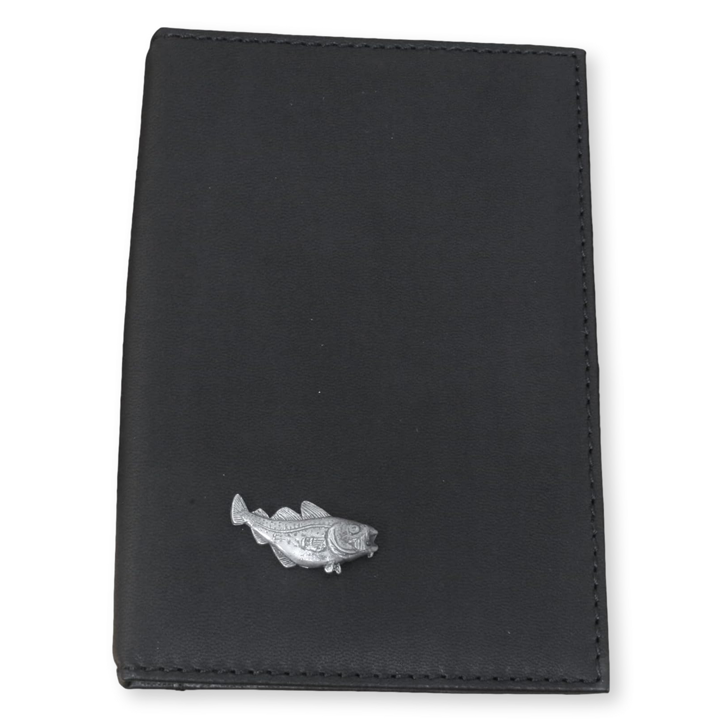 Sea Fishing License Holder In Quality Black Leather