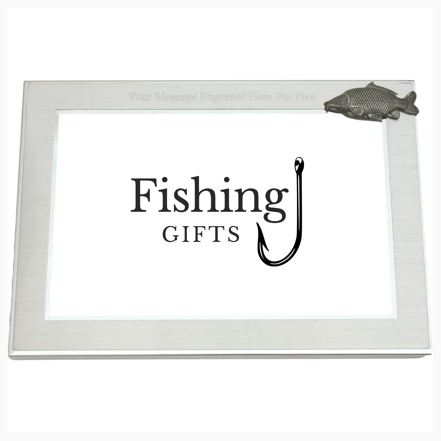 Coarse Fishing Personalised 6"x4" Metal Photo Frame