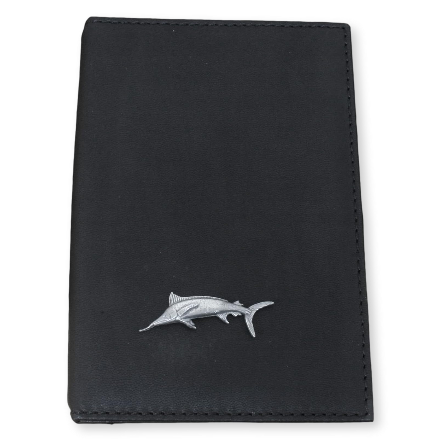 Sea Fishing License Holder In Quality Black Leather