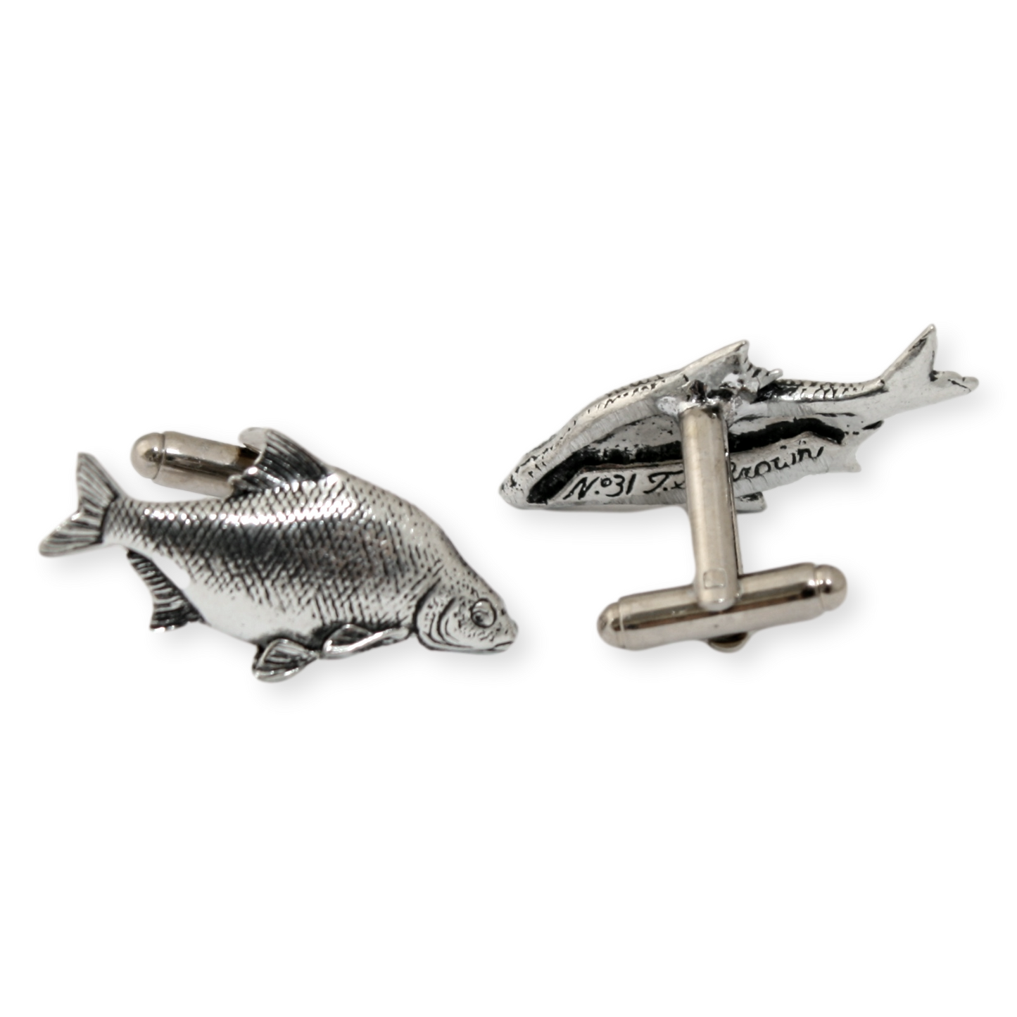 Bream Personalised Cufflinks
