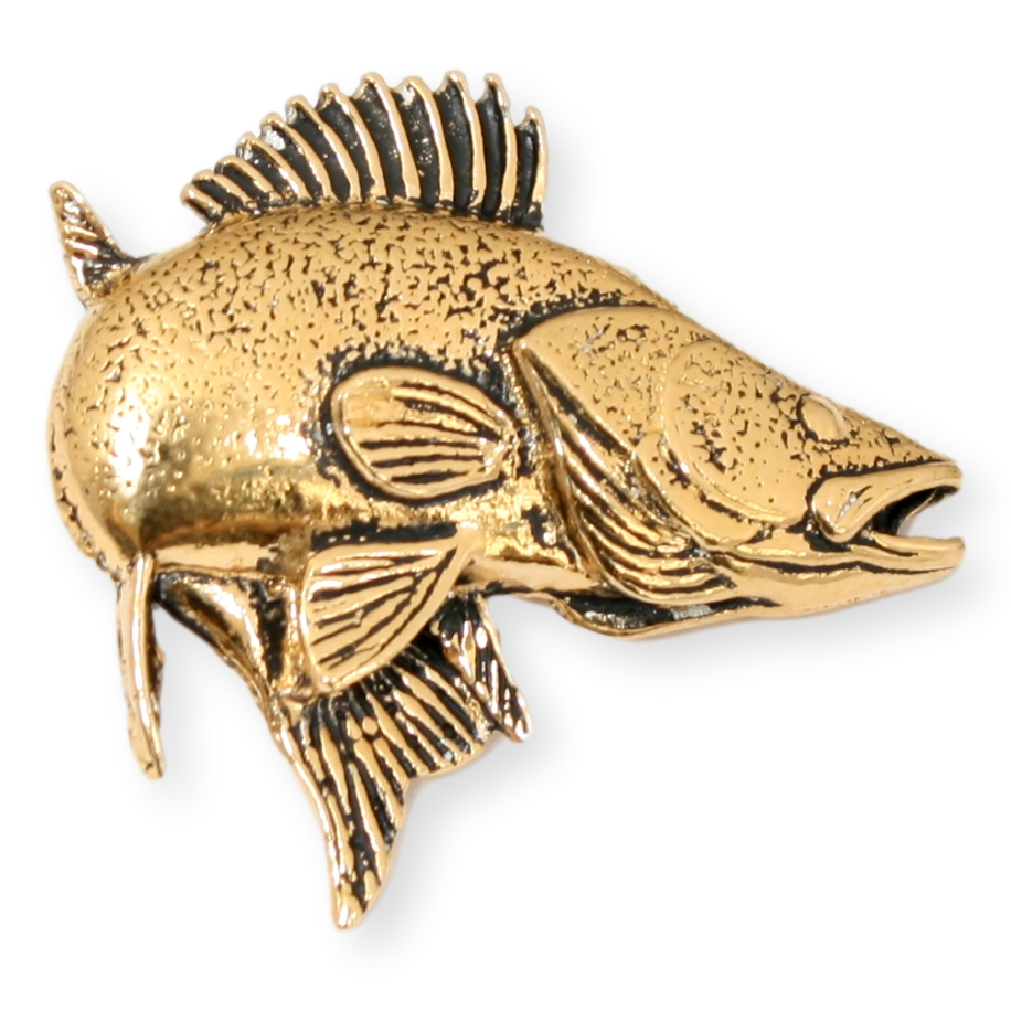 Zander Gold Plated Pin Badge Lapel With Engraving Option