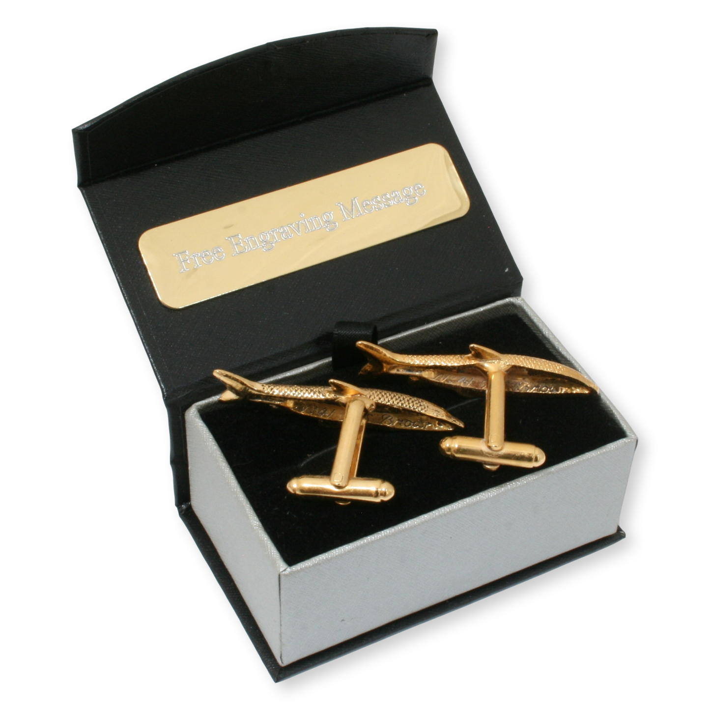barbel cufflinks back