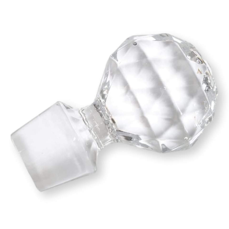 Fly Fishing Crystal Cut Decanter With Golf Ball Or Square Top
