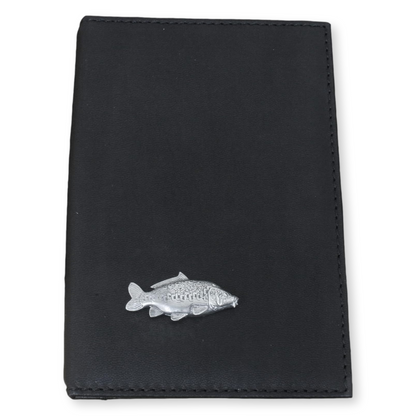 Coarse Fishing License Holder Black Leather