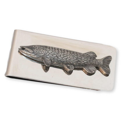 Coarse Fishing Stainless Steel Money Clip