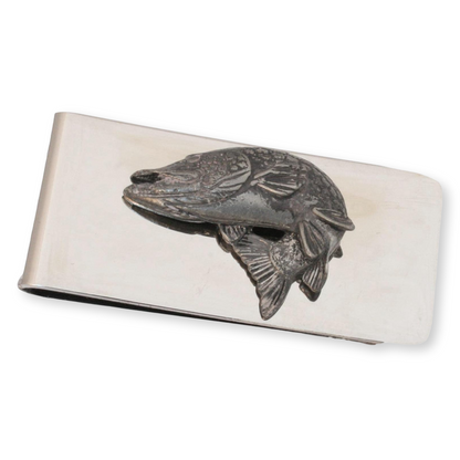 Coarse Fishing Stainless Steel Money Clip