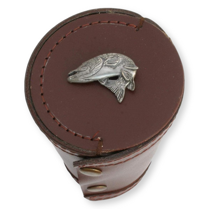 Coarse Fishing 4 Cups in Leather Popper Case (4oz)