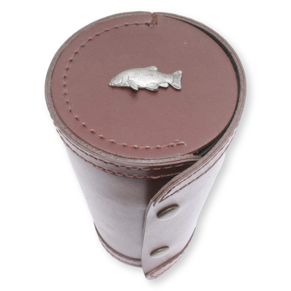 Coarse Fishing 4 Cups in Leather Popper Case (4oz)