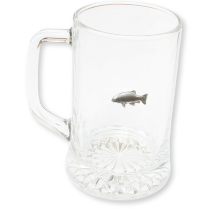 Coarse Fishing Glass Tankard Stein 600ml