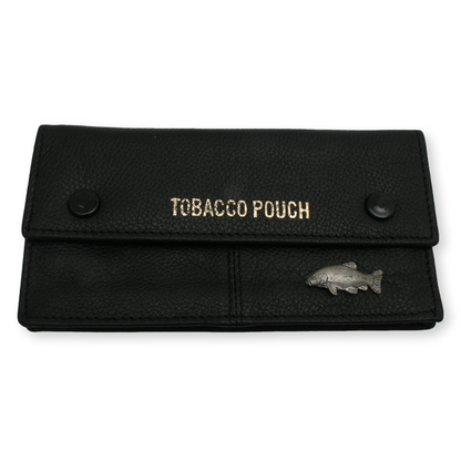 Coarse Fishing Designed Leather Tobacco Pouch