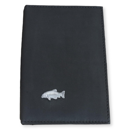 Coarse Fishing License Holder Black Leather