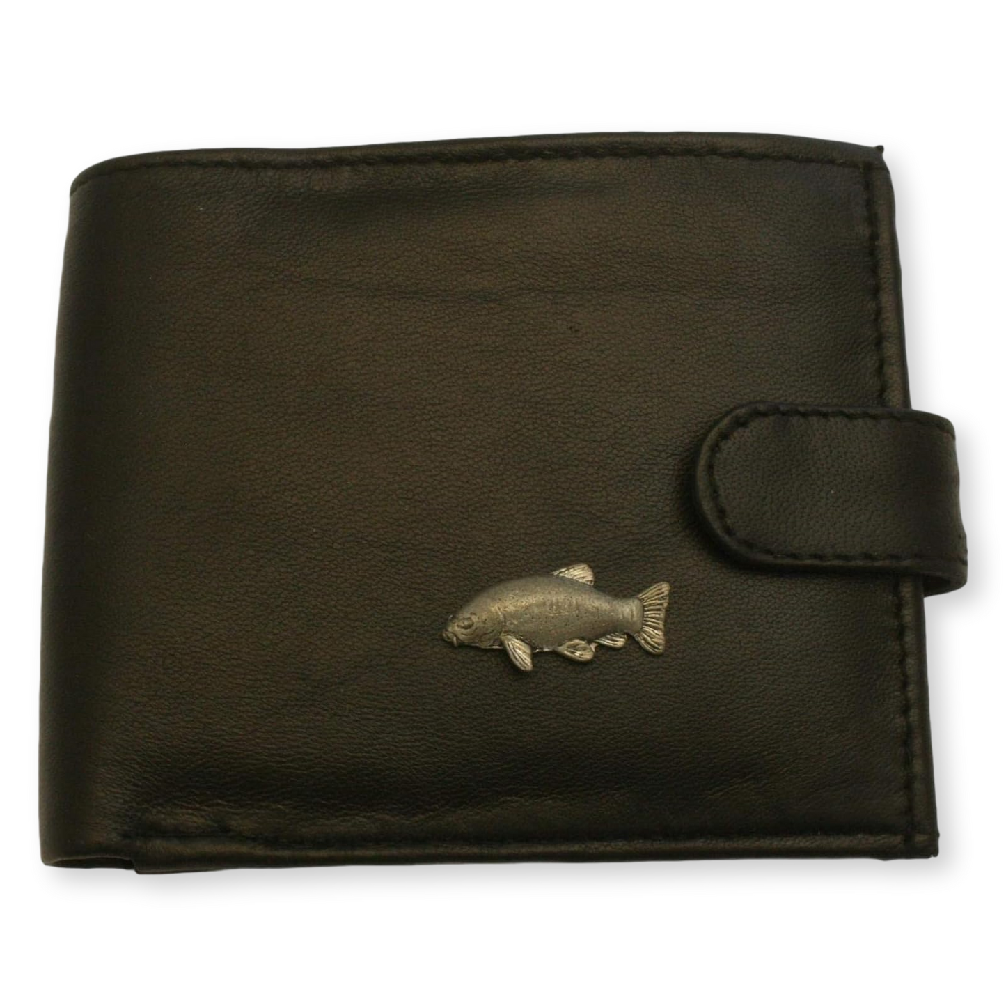 Black or Brown Mens Leather Wallet | Coarse Fishing