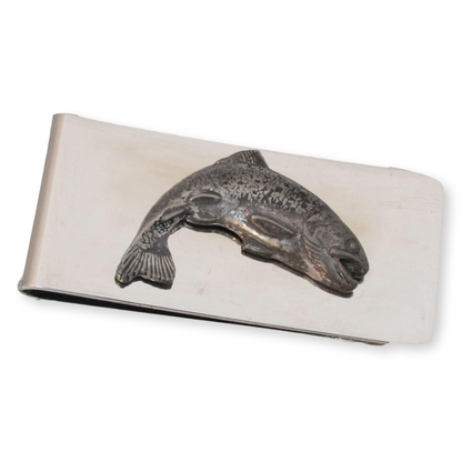 Fly Fishing Stainless Steel Money Clip