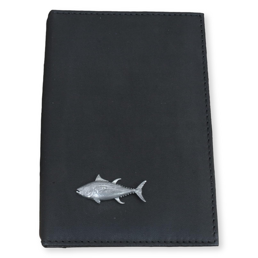 Sea Fishing License Holder In Quality Black Leather