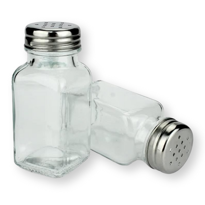 Sea Fishing Pair Glass Salt & Pepper Shakers