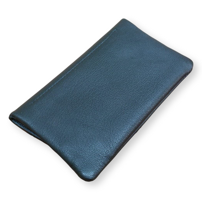 Fly Fishing Designed Black Leather Tobacco Pouch