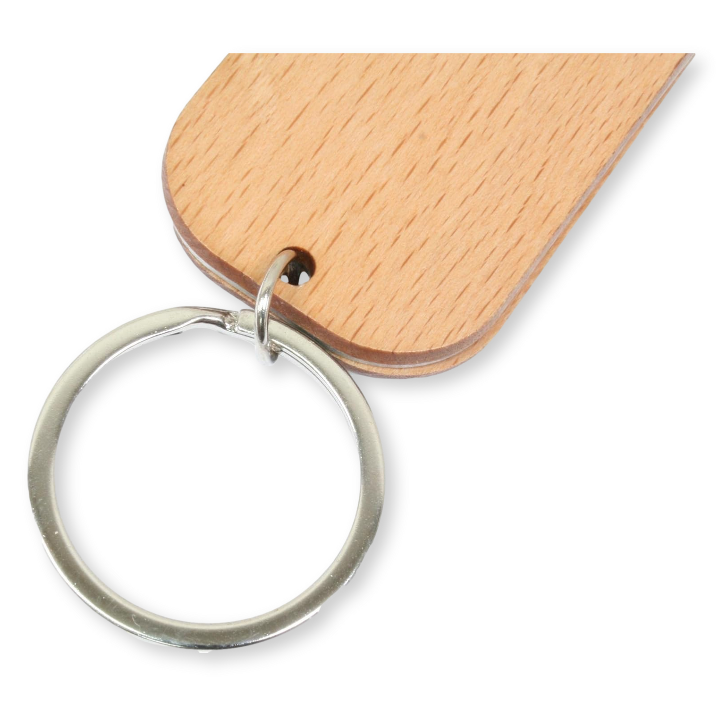 Sea Fishing Wood & Steel Bottle Opener Keyring