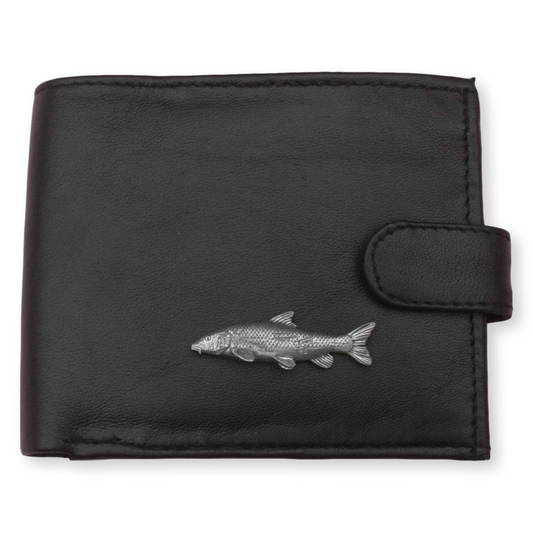 Black or Brown Mens Leather Wallet | Coarse Fishing