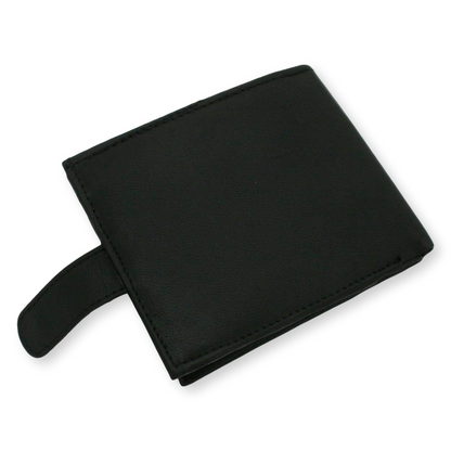 Black or Brown Mens Leather Wallet | Sea Fishing Style