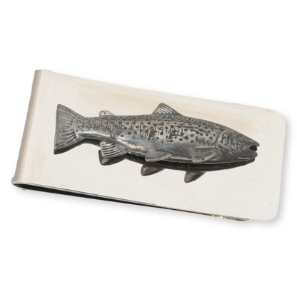 Fly Fishing Stainless Steel Money Clip