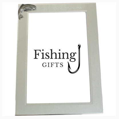 Fly Fishing Customised 6"x4" Metal Photo Frame Landscape or Portrait