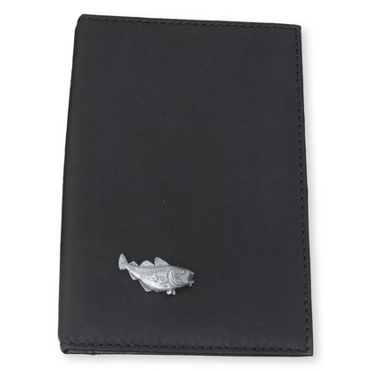 Sea Fishing License Holder In Quality Black Leather