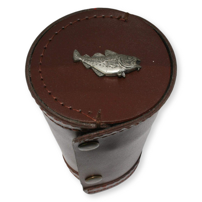 Sea Fishing 4 Cups in Leather Popper Case (4oz)