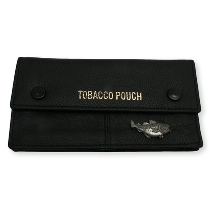 Sea Fishing Leather Tobacco Pouch Pocket Sized