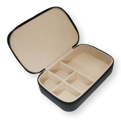 Engravable Fly Fishing Tackle Case with Pewter Motif – 5 Compartments