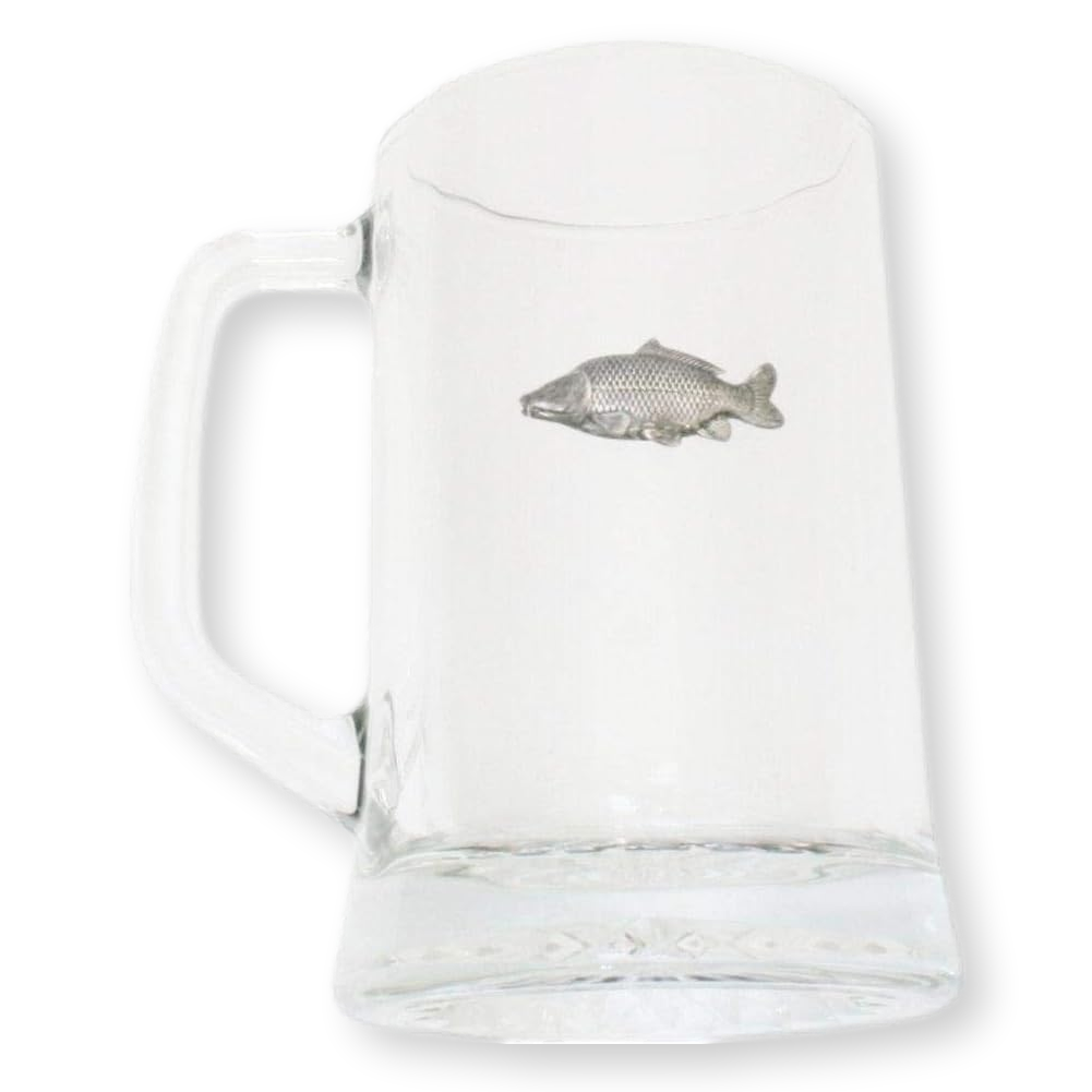 Coarse Fishing Glass Tankard Stein 600ml