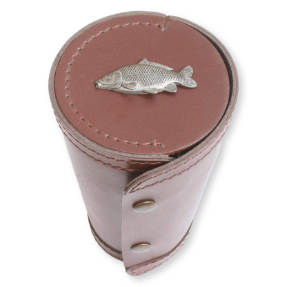 Coarse Fishing 4 Cups in Leather Popper Case (4oz)