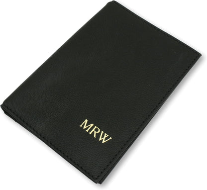 Personalised Leather Fishing Licence Holder Case – Black or Brown