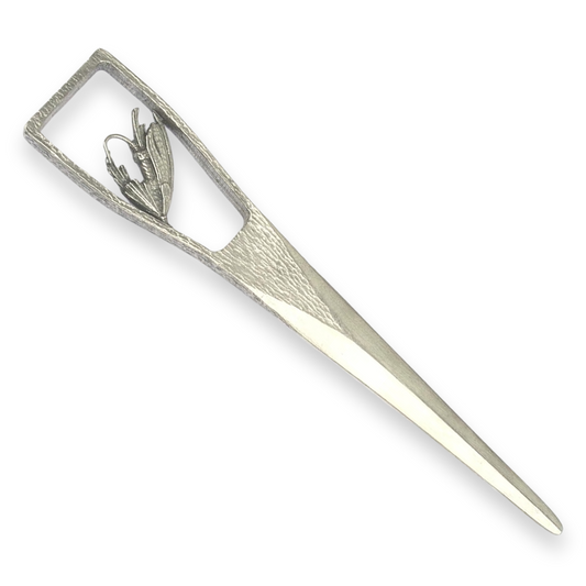 Fishing Fly Design Handmade Pewter Letter Opener