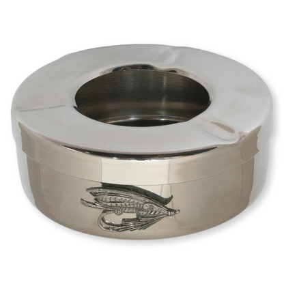 Fly Fishing Stainless Steel Ash Tray