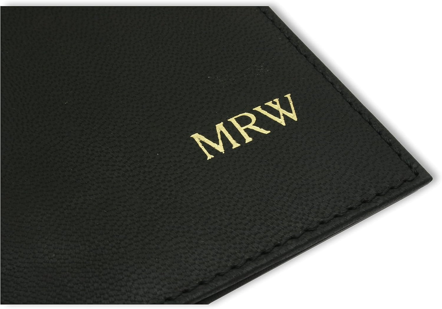 Personalised Leather Fishing Licence Holder Case – Black or Brown