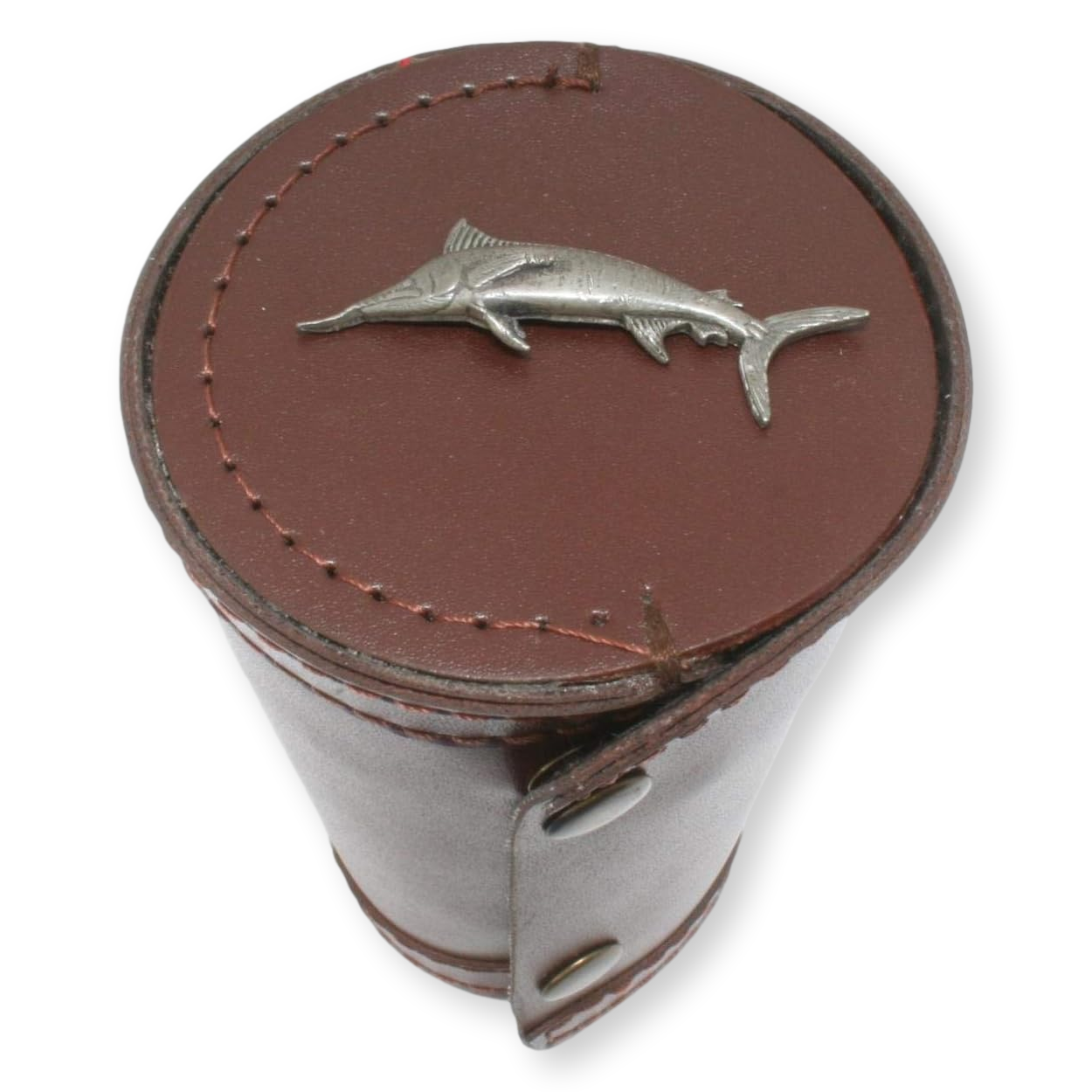 Sea Fishing 4 Cups in Leather Popper Case (4oz) (Copy)