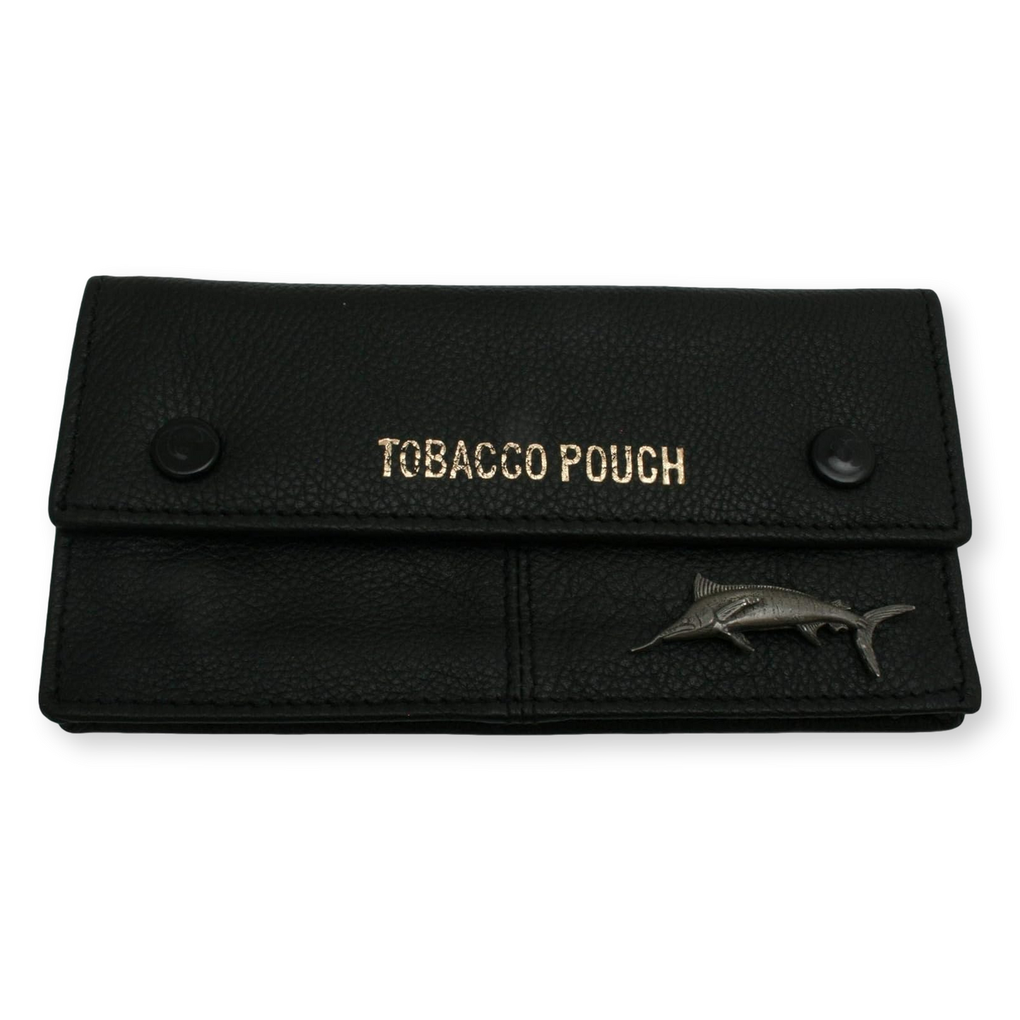 Sea Fishing Leather Tobacco Pouch Pocket Sized