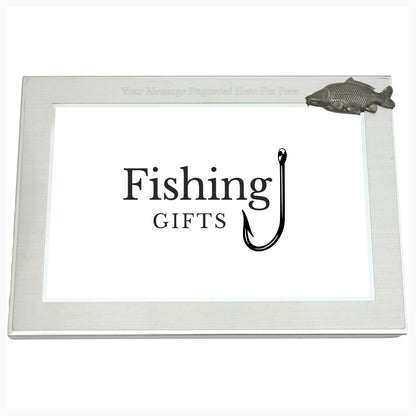 Coarse Fishing Personalised 6"x4" Metal Photo Frame