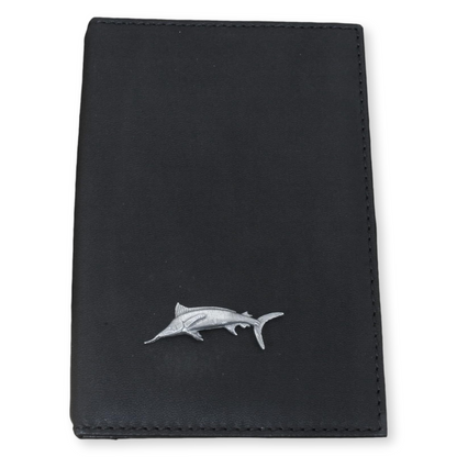 Sea Fishing License Holder In Quality Black Leather