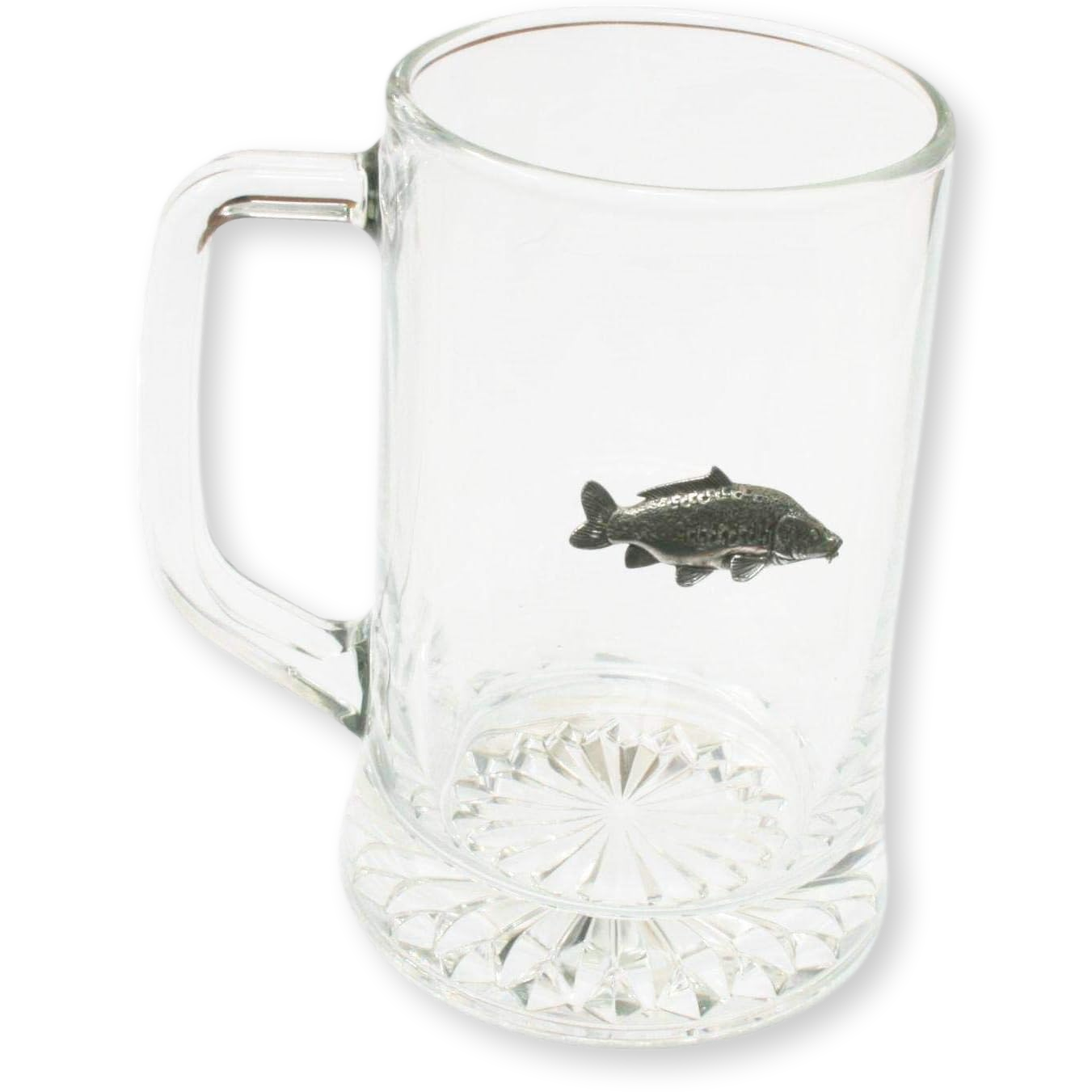 Coarse Fishing Glass Tankard Stein 600ml