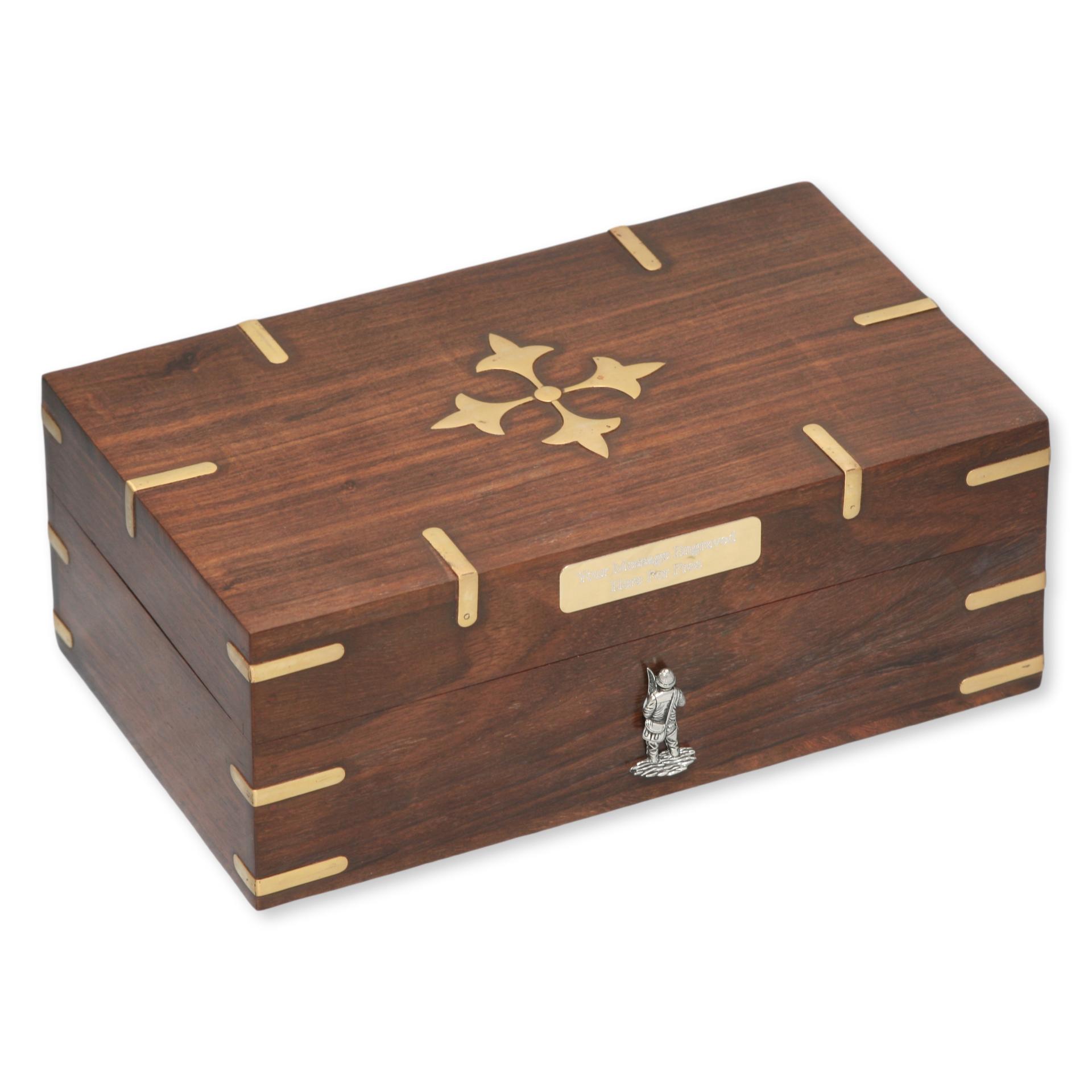 buy wood tackle box Wooden Fishing Tackle Box With Engraving Message – Fishing Gifts