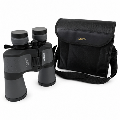 Personalised Binoculars With Case Embossed Initials