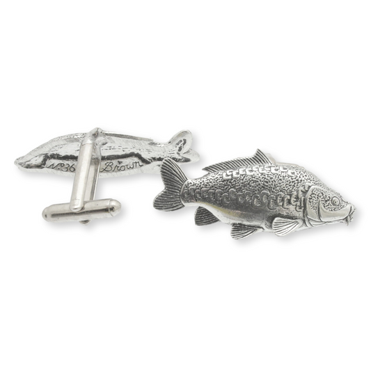 Mirror Carp Cufflinks