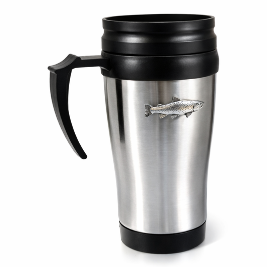 Stainless Steel Fly Fishing Insulated Travel Mug
