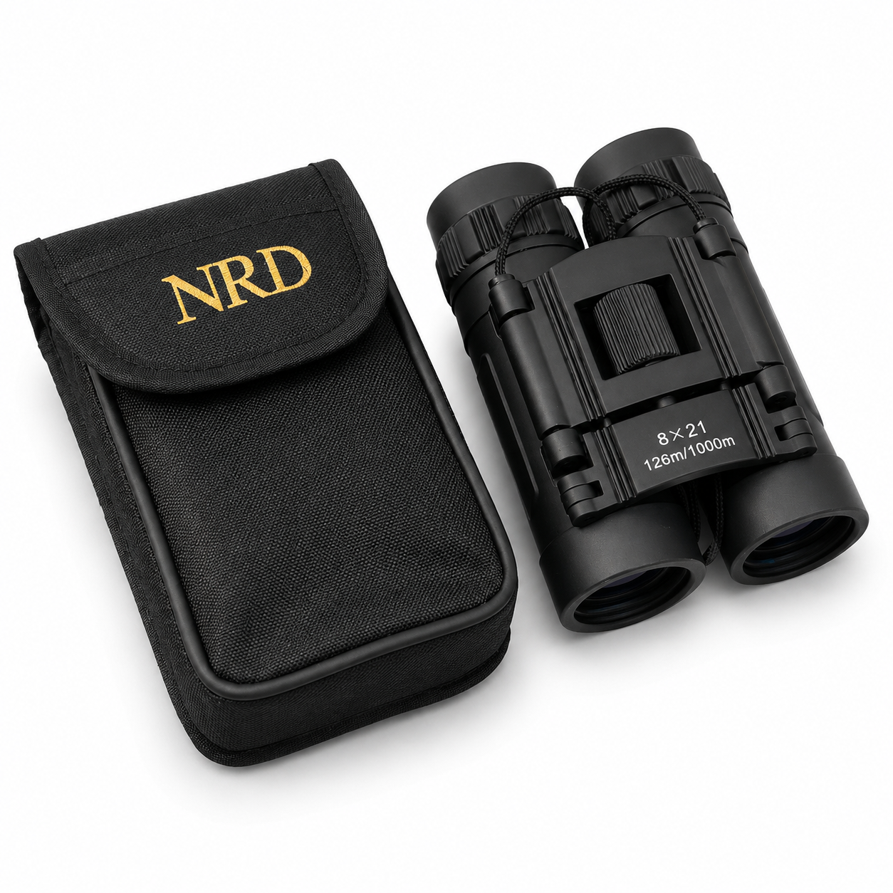Personalised Binoculars With Case Embossed Initials